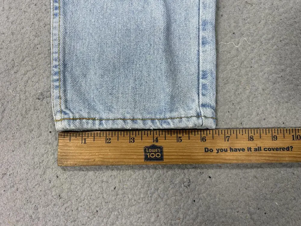 Vintage Levis 550 Jeans Mens 32 Light Wash Relaxed Tapered Distressed USA 90s